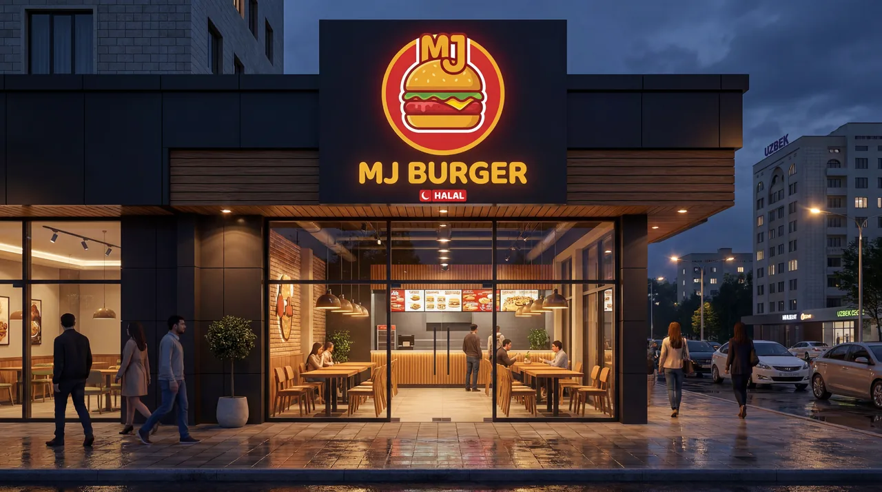 MJ Burger restorani fasadi